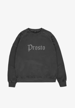 Crewneck Goth Washed Black
