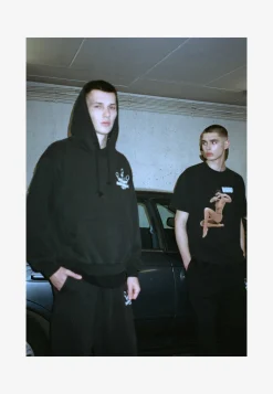 Hoodie WWO Tagger Washed Black