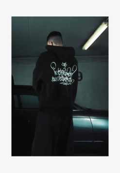 Hoodie WWO Tagger Washed Black