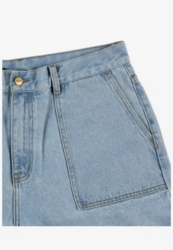 Jeans Shorts Baggy Zaxx Light Blue