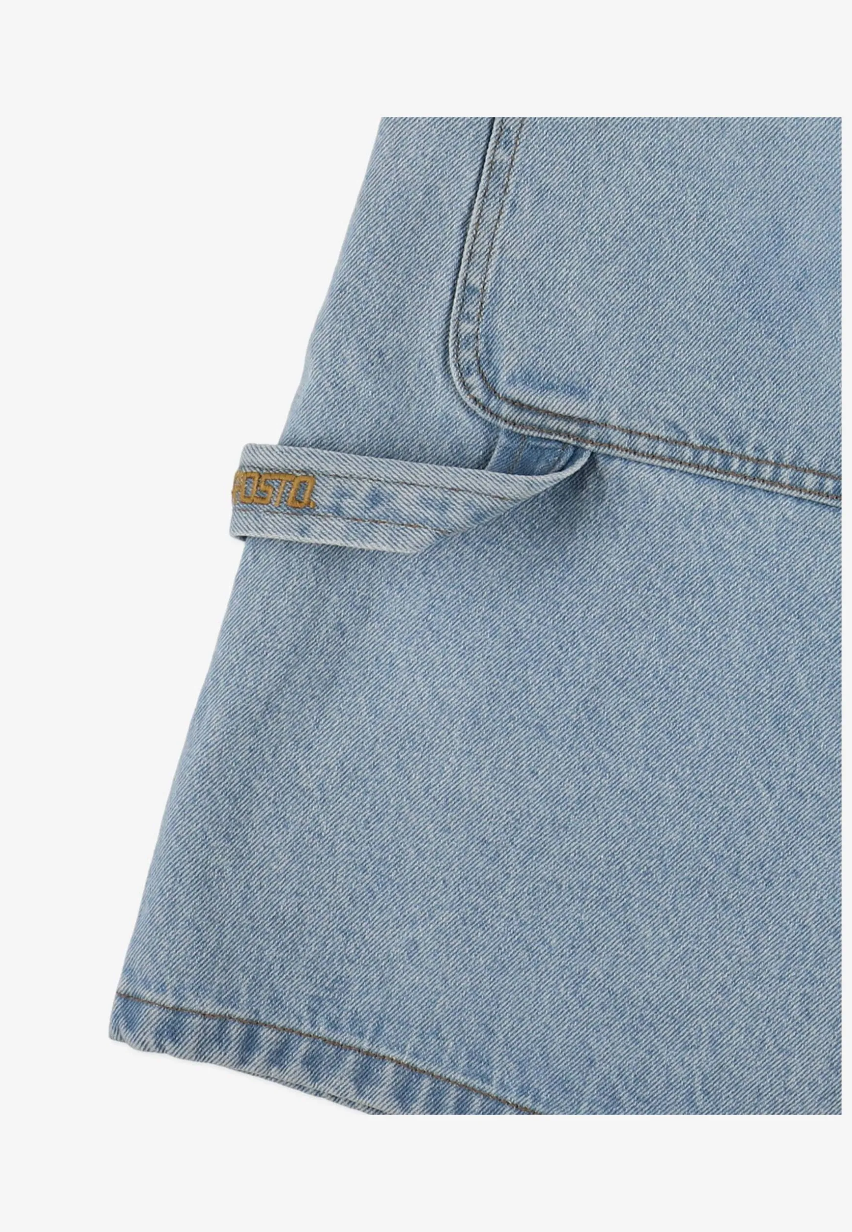 Jeans Shorts Baggy Zaxx Light Blue