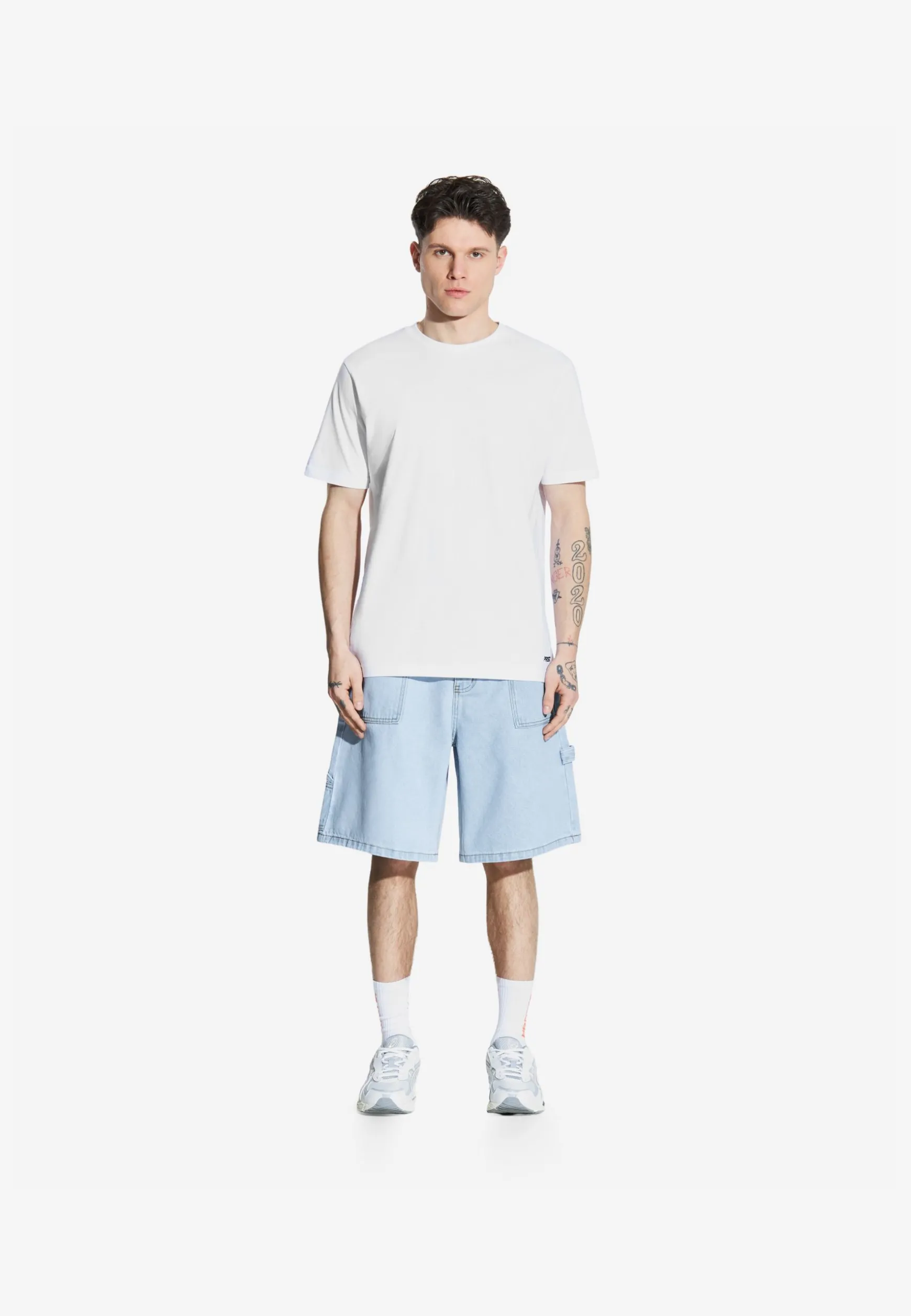 Jeans Shorts Baggy Zaxx Light Blue