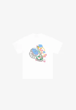 T-shirt Taśma White