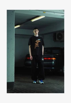 T-shirt WWO Miss Washed Black